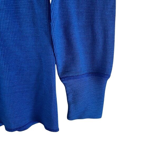 Vintage Duofold Shirt Mens XL Blue Base Layer Thermal Thermax Polyester USA Made - Picture 2 of 4